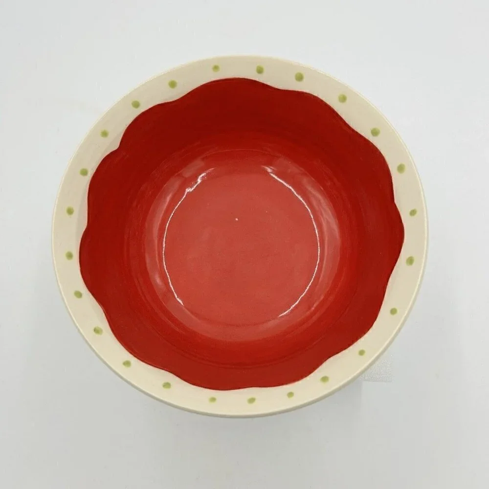 Hand Painted Art Pottery 8.25” x 3